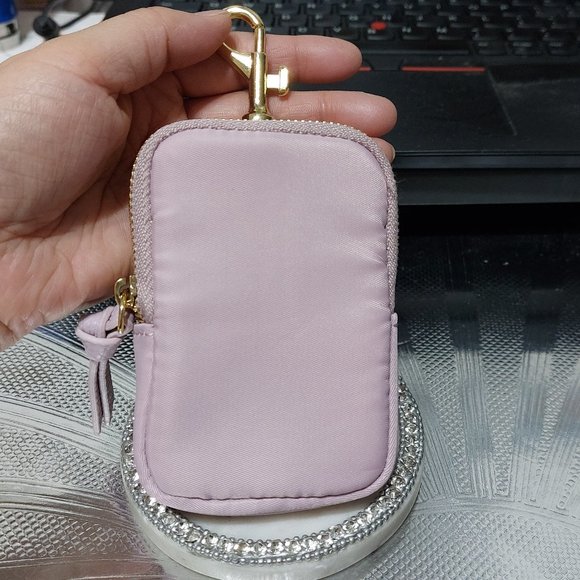Waterproof Handbag Keychain Mini Clip On Bag Accessory Pouch - Picture 1 of 7